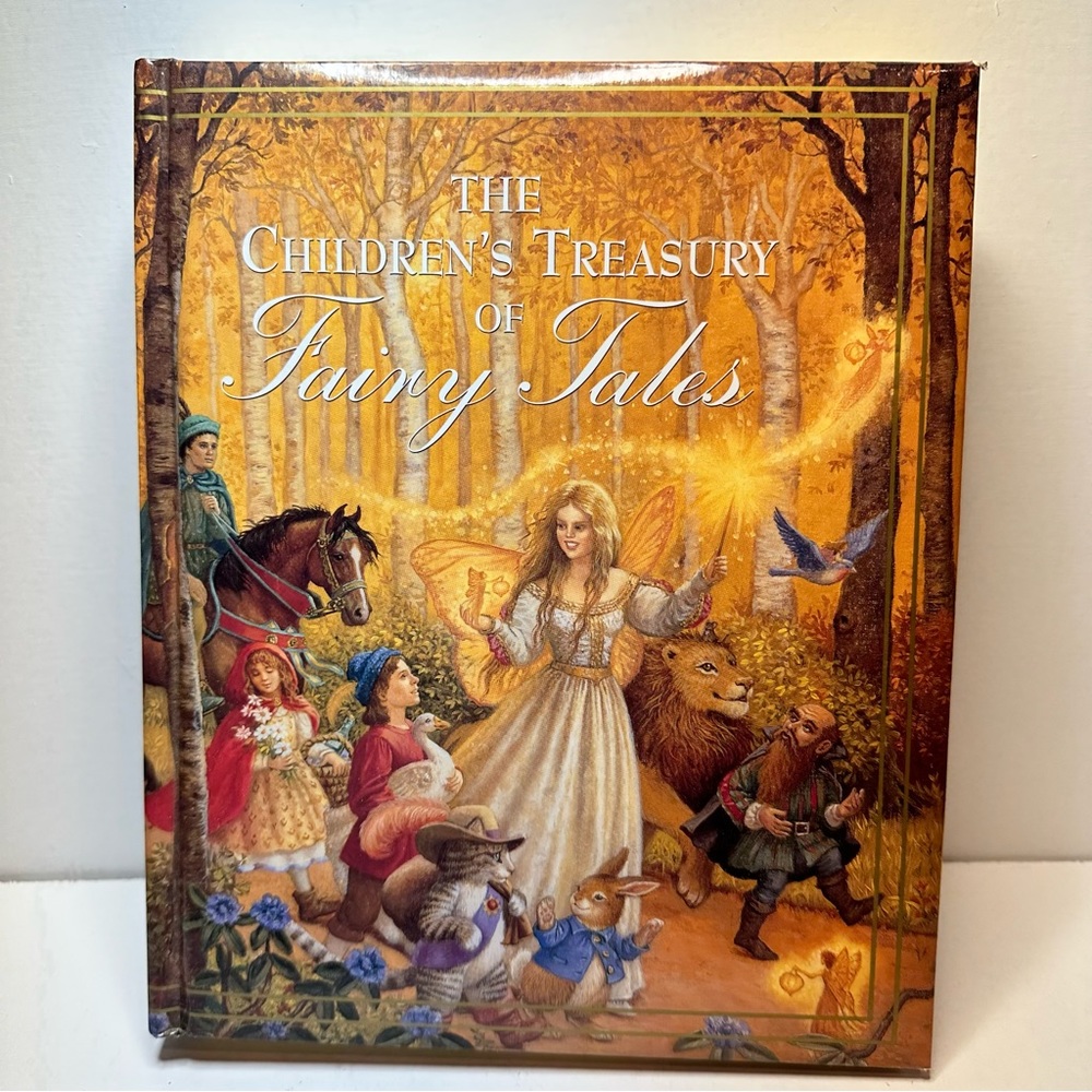 The Children’s Treasury of Fairy Tales Hardcover with Gilt Edges